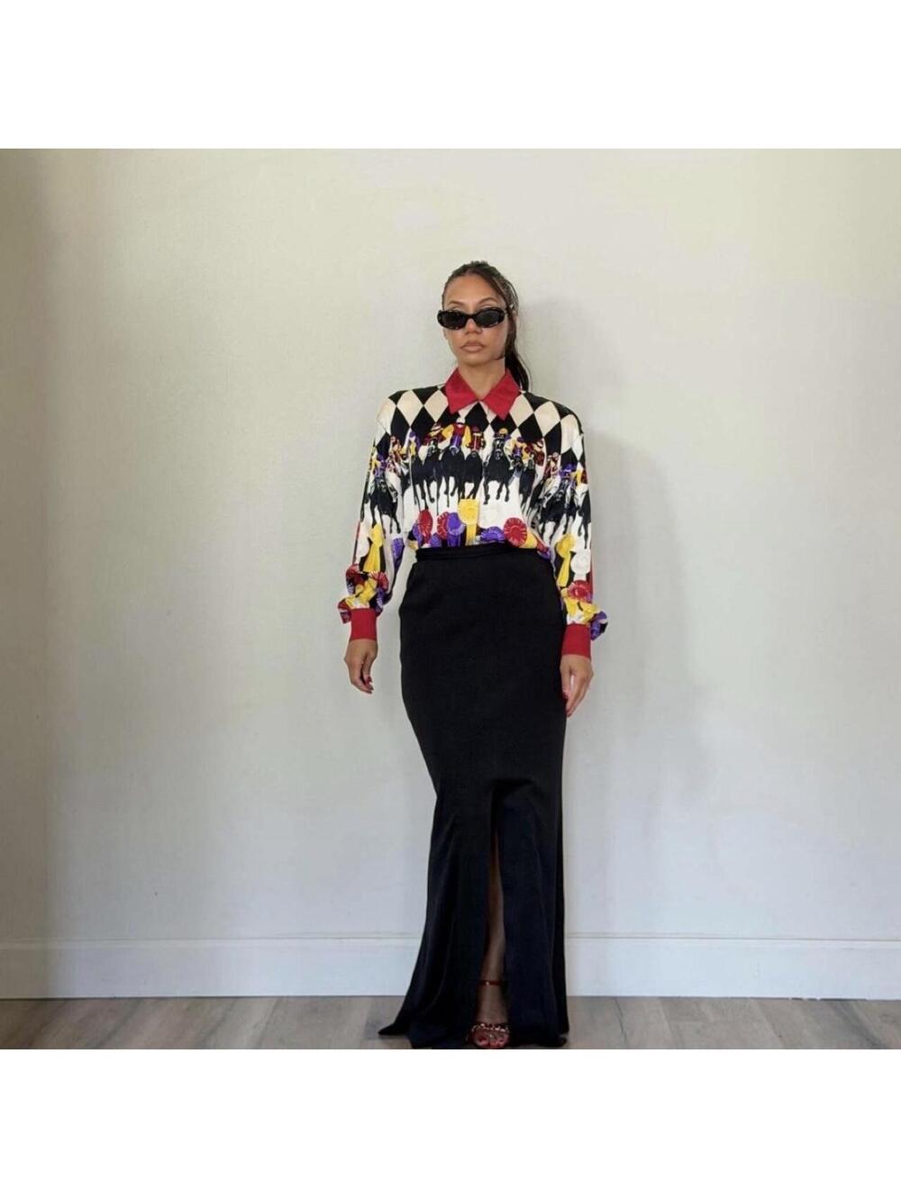 Yves Saint Laurent Women's Black Skirt - Picture 6 of 7